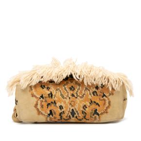 Loewe Beige Suede Tapestry Flamenco Knot Crossbody 3