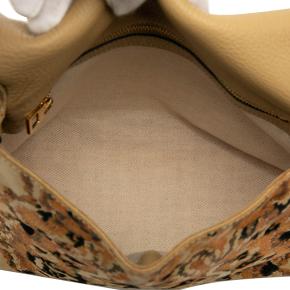 Loewe Beige Suede Tapestry Flamenco Knot Crossbody 4