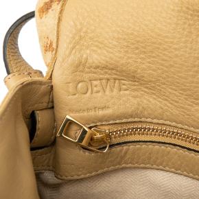 Loewe Beige Suede Tapestry Flamenco Knot Crossbody 5