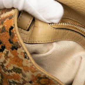 Loewe Beige Suede Tapestry Flamenco Knot Crossbody 6