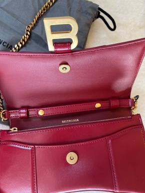 Balenciaga Hourglass Wallet On Chain 6