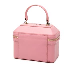 Bvlgari Pink Leather Serpenti Forever Vanity Bag 2