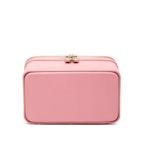 Bvlgari Pink Leather Serpenti Forever Vanity Bag 3