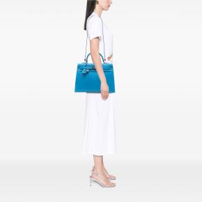 Hermes Blue Frida Epsom Kelly II Retourne 35 7