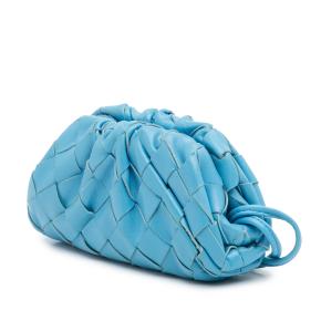 Bottega Veneta Blue Nappa Intrecciato The Extra Mini Pouch Crossbody 2