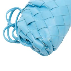 Bottega Veneta Blue Nappa Intrecciato The Extra Mini Pouch Crossbody 8
