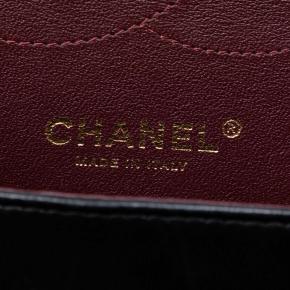 Chanel Black Jumbo Classic Lambskin Double Flap 6