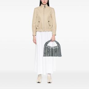 Bottega Veneta  Bicolor Calfskin Intrecciato Small Hop Hobo 7