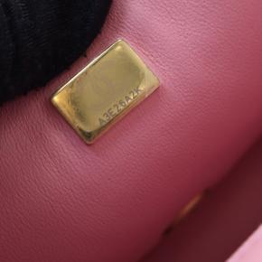 Chanel Pink Small Woven Lambskin and Viscose Single Flap 6