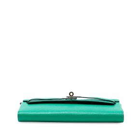 Hermes Menthe Chevre Mysore Kelly To Go Wallet 3