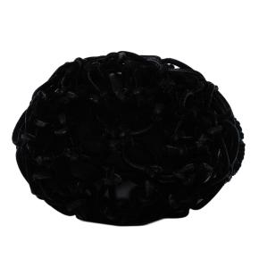 Chanel Black Braided Velvet Goatskin Drawstring Bucket 3