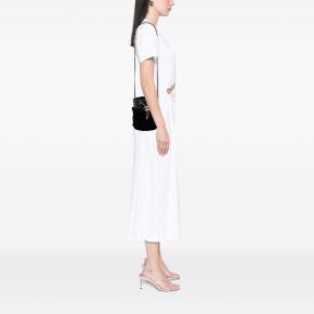 Chanel Black Braided Velvet Goatskin Drawstring Bucket 7