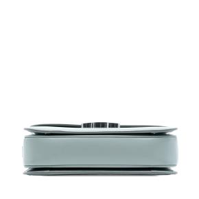 Celine Blue Classique Shiny Calfskin Triomphe CrossbodyCeline 3