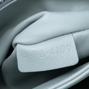 Celine Blue Classique Shiny Calfskin Triomphe CrossbodyCeline 6