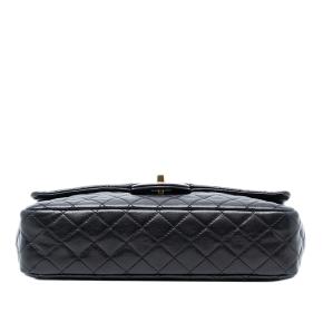 Chanel Black Medium Classic Lambskin Valentines Heart Charms Single Flap 3