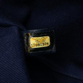 Chanel Blue Medium Quilted Suede Whipstitch Single Flap 6