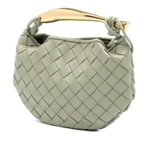 Bottega Veneta Grey Baby Lambskin Intrecciato Sardine 2