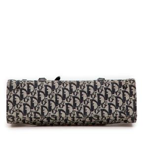 Dior  Blue Diorissimo Trotter Canvas Saddle Shoulder Bag 3