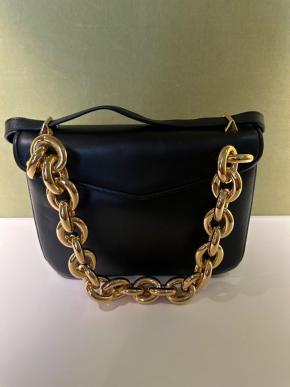 Bottega Veneta Black Leather Mount Cross Body Bag 6