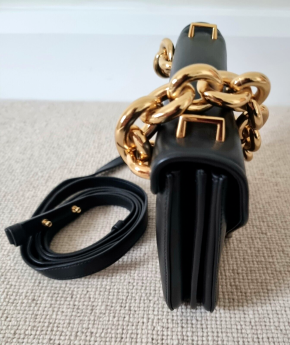 Bottega Veneta Black Leather Mount Cross Body Bag 5