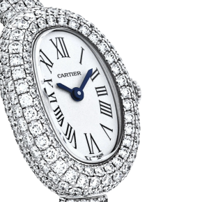 Cartier White Gold and Diamond  Baignoire Size 15 New 2025 5