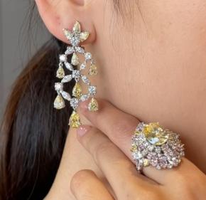 Anabela Chan Canary Chandelier Earrings 6