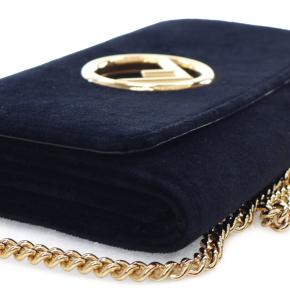 Fendi Black Velvet F is Fendi Kan I Wallet on Chain 10