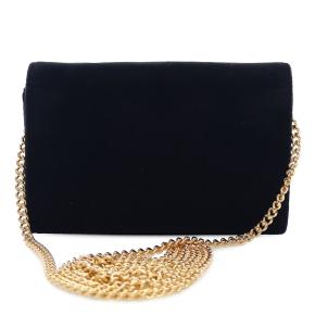 Fendi Black Velvet F is Fendi Kan I Wallet on Chain 2