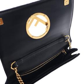 Fendi Black Velvet F is Fendi Kan I Wallet on Chain 4