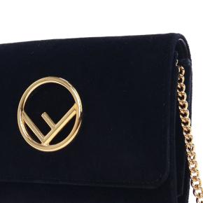 Fendi Black Velvet F is Fendi Kan I Wallet on Chain 7