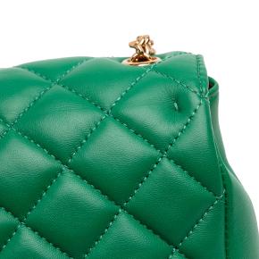 Versace Green Small Quilted Nappa Medusa Chain Crossbody 10
