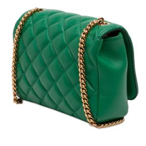 Versace Green Small Quilted Nappa Medusa Chain Crossbody 2