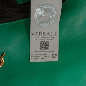 Versace Green Small Quilted Nappa Medusa Chain Crossbody 6
