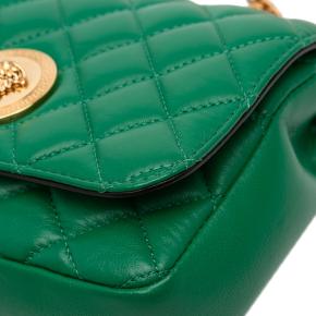 Versace Green Small Quilted Nappa Medusa Chain Crossbody 7