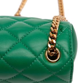Versace Green Small Quilted Nappa Medusa Chain Crossbody 9