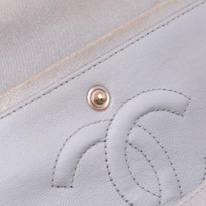 Chanel Medium Classic Iridescent Lambskin Double Flap 8