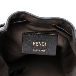 Fendi Mini Zucca Embossed Leather Mon Tresor Bucket Bag 5