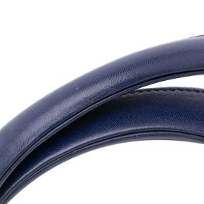 Dior Navy Large Lambskin Cannage Lady Dior 12