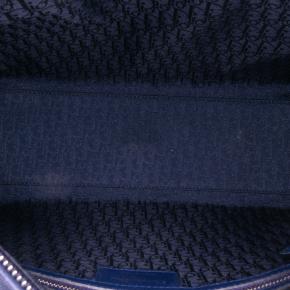 Dior Navy Large Lambskin Cannage Lady Dior 5