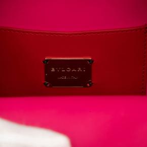 Bvlgari Red Leather Serpenti Cabochon Backpack 5