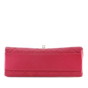Chanel Red Medium Quilted Lambskin La Parisienne Flap 4