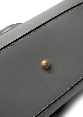 Alexander McQueen Grey Leather Heroine Bag 6