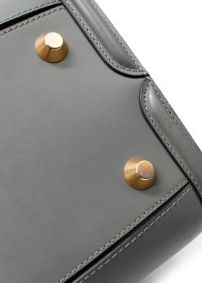 Alexander McQueen Grey Leather Heroine Bag 4