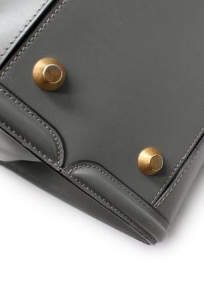 Alexander McQueen Grey Leather Heroine Bag 10