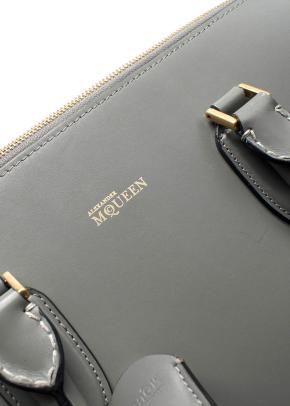 Alexander McQueen Grey Leather Heroine Bag 9