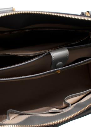 Alexander McQueen Grey Leather Heroine Bag 17