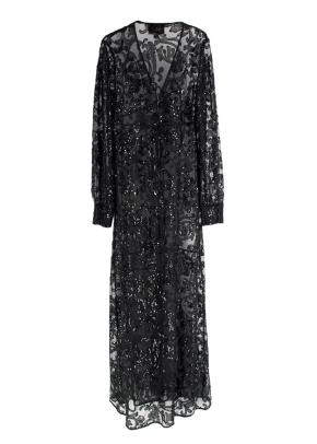 Alexis Embellished Black Maxi Dress 3