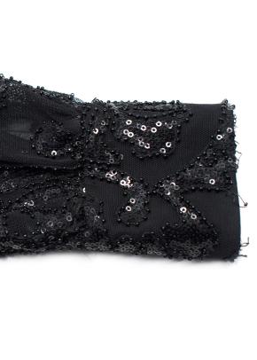 Alexis Embellished Black Maxi Dress 7