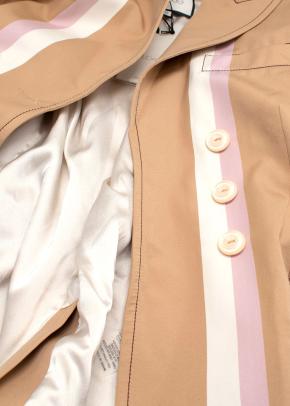 Alexis Beige Double-Breasted Belted Blazer Jacket 8