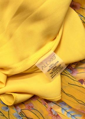 Alexis Pleated One-Shoulder Floral Dress 6